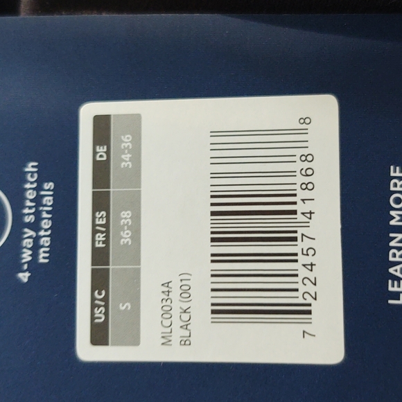 Marika Capri 18" Tummy Control Leggings Black Size Small - Picture 7 of 9